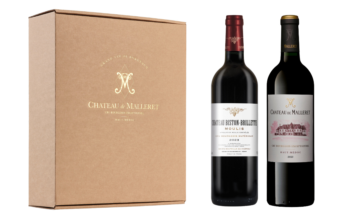 Coffret Signature - Coffret Château de Malleret 2021 / Biston‑Brillette 2023 