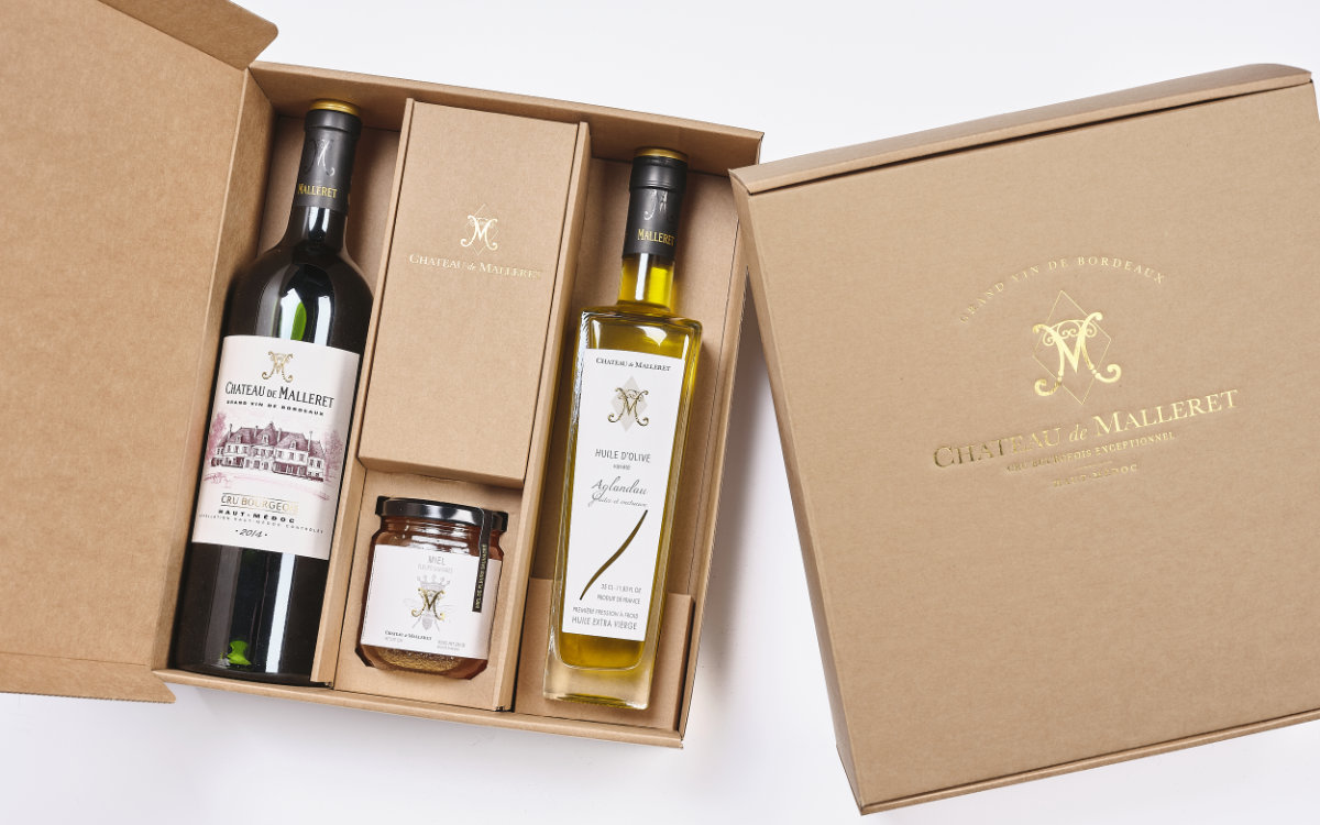 Malleret Box - Wine / Olive Oil / Honey Set