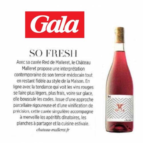 Château de Malleret - La Presse en parle : So fresh 