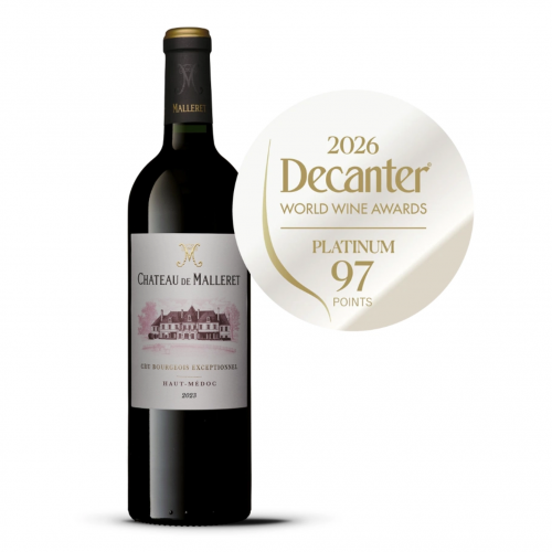 Château de Malleret - La Presse en parle : Château de Malleret 2023 : 97/100 