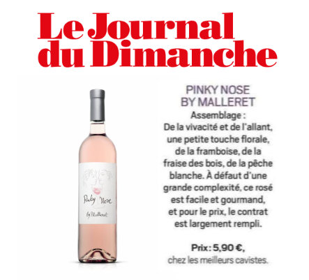 Article de presse Le Journal du Dimanche - 2023-09-03 - L'été indien pour nos rosés