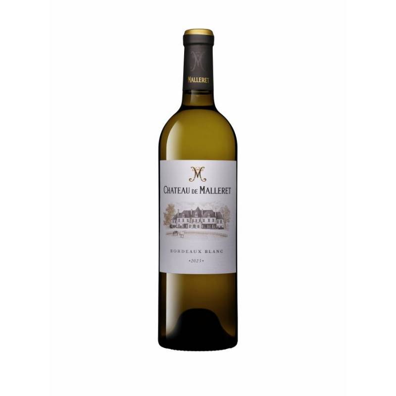 vin Château de Malleret Blanc 2023 - bouteille 75 cl