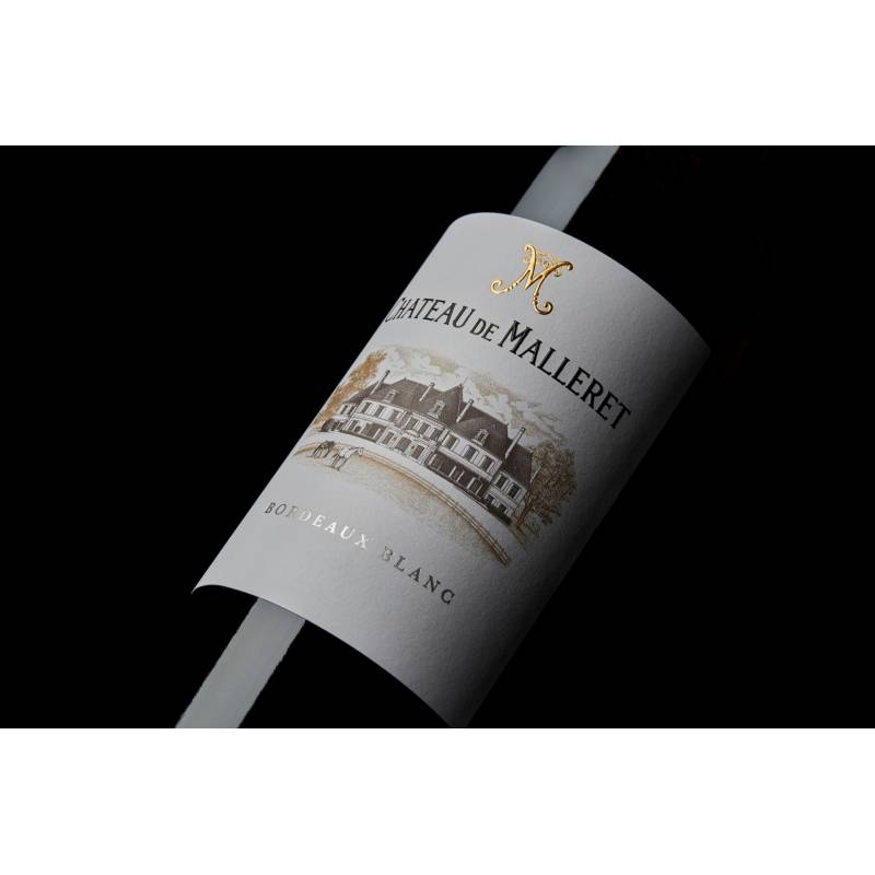 vin Château de Malleret Blanc 2023 - bouteille 75 cl