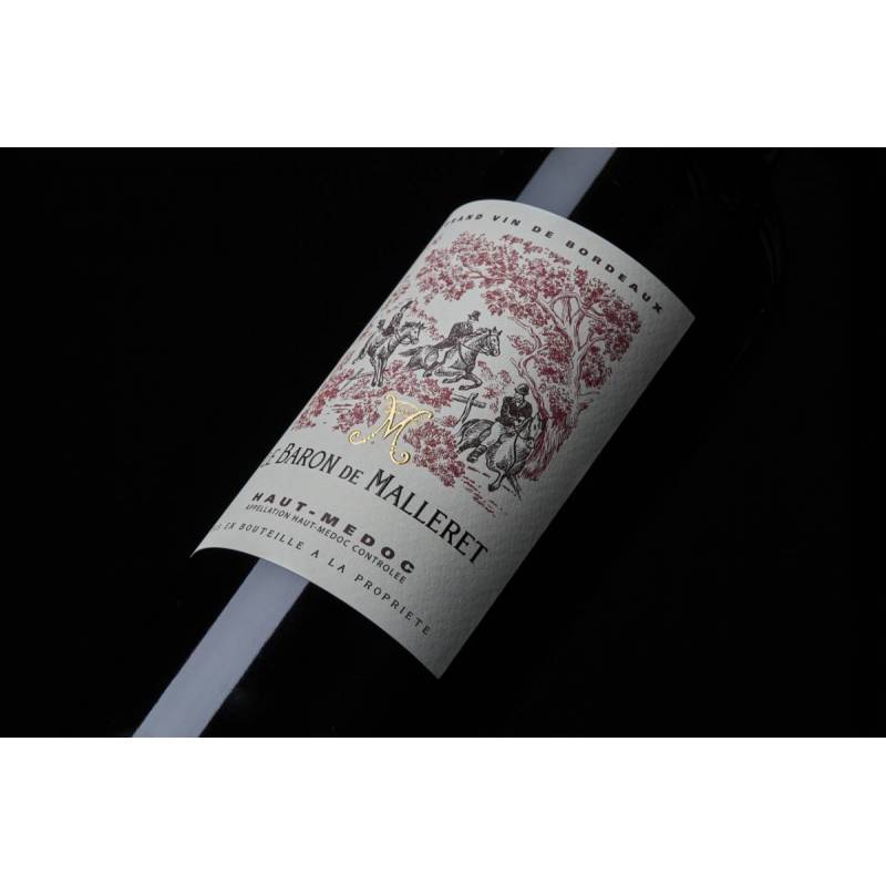 wine Le Baron de Malleret 2021 - bouteille 75 cl