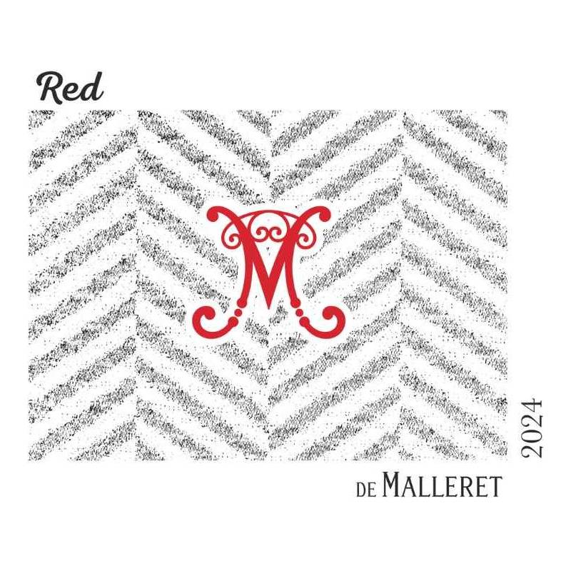 wine Red de Malleret 2024 - bouteille 75 cl