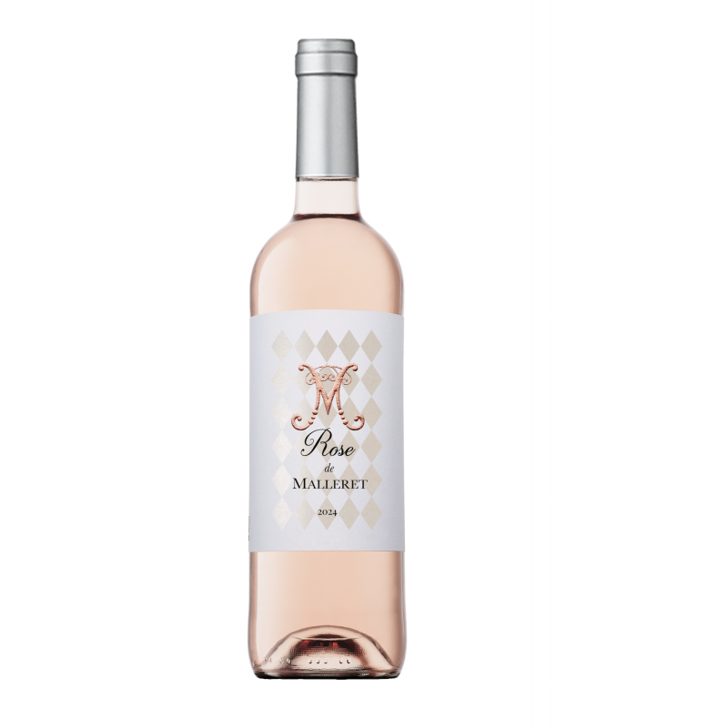 wine Rose de Malleret 2024 - bouteille 75 cl